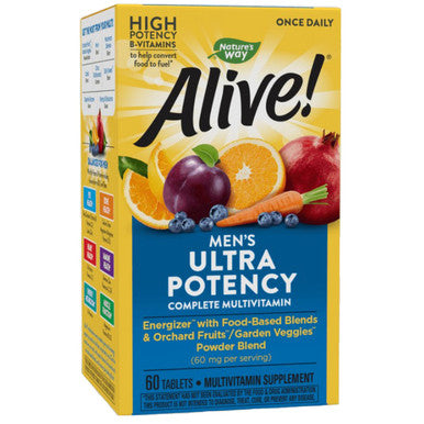 Natures Way Alive! Once Daily Men's Ultra Potency Multivitamin 60t