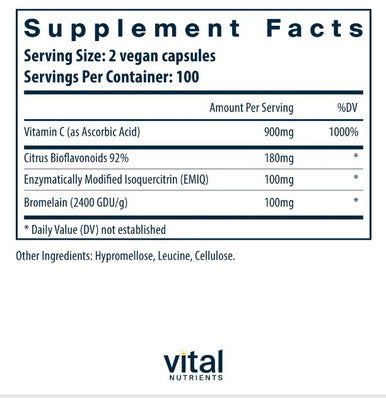 Vital Nutrients Aller-C 200vc