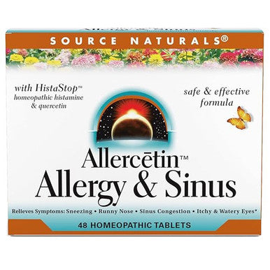 Source Naturals Allercetin Allergy & Sinus 48 Homeopathic tablets