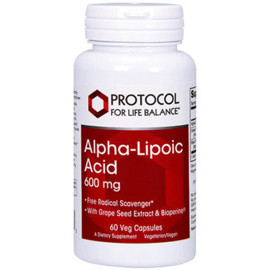 Protocol for Life Balance Alpha-Lipoic Acid 600 mg 60vc