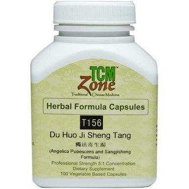 TCM Zone Du Huo Ji Sheng Tang T156C (Angelica Pubescens and Sangjisheng Formula) 100vc