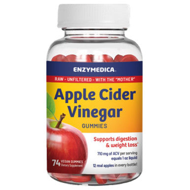 EnzyMedica Apple Cider Vinegar Gummies 74 gummies