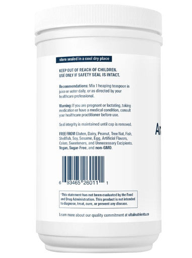 Vital Nutrients Arabinogalactan Powder 300g