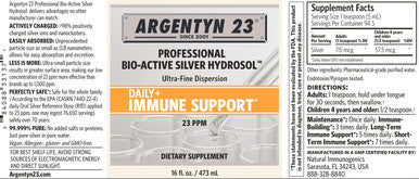 Natural Immunogenics Argentyn 23 Daily+ Immune Support 16oz