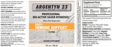 Natural Immunogenics Argentyn 23 Daily+ Immune Support 8oz