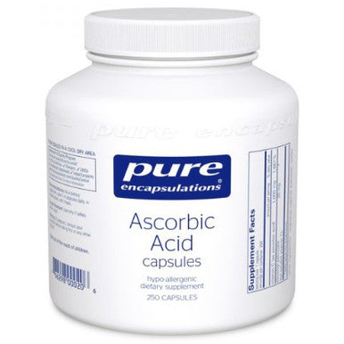 Pure Encapsulations Ascorbic Acid Capsules 250C