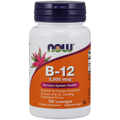 Now Foods B-12 2000mcg 100 lozenges