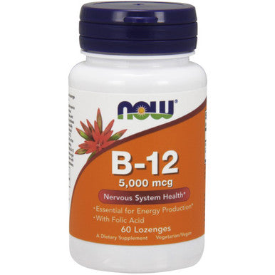 Now Foods B-12 5000mcg 60 lozenges