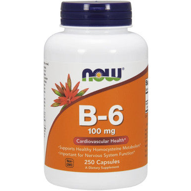 Now Foods B-6 100mg 250c