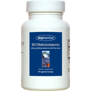 Allergy Research Group B12 Methylcobalamin 3,000 mcg 50vc Lozenges