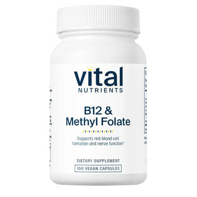 Vital Nutrients B-12 & Methyl Folate 100vc