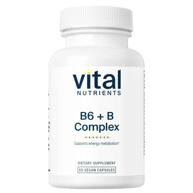 Vital Nutrients B6 + B Complex 60vc