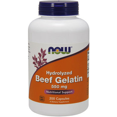 Now Foods Beef Gelatin 550mg 200c