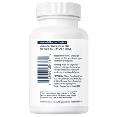 Vital Nutrients Berberine 200mg 60vc