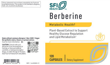 SFI Health Berberine 120c