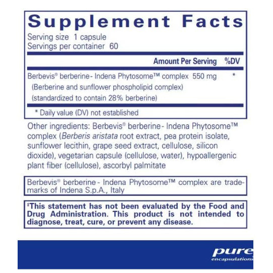 Pure Encapsulations Berberine UltraSorb 60c