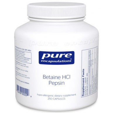 Pure Encapsulations Betaine HCl Pepsin 250c