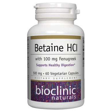 Bioclinic Naturals Betaine HCl 60vc