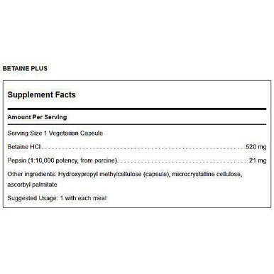 Douglas Laboratories Betaine Plus 100c