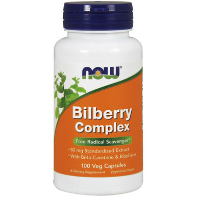 Now Foods Bilberry Complex 80mg 100vc