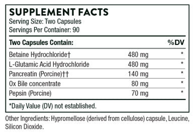 Thorne Advanced Digestive Enzymes 180c