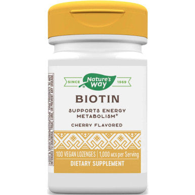 Natures Way Biotin 1000mcg 100 lozenges