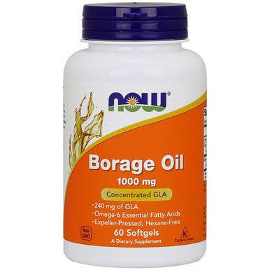 Now Foods Borage Oil 1000mg 60sg