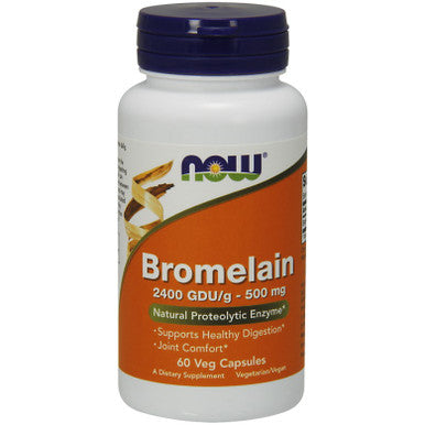 Now Foods Bromelain 500mg 60vc