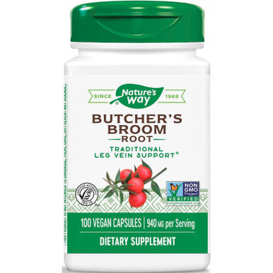 Natures Way Butcher's Broom Root 100c