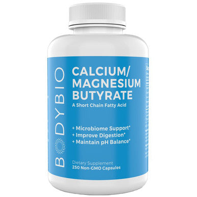 BodyBio Calcium/Magnesium Butyrate 250 caps