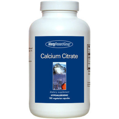 Allergy Research Group Calcium Citrate 150mg 180c