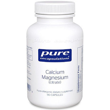 Pure Encapsulations Calcium Magnesium Citrate 90c