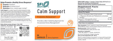 SFI Health Calm Support 90c