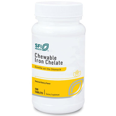 SFI Health Chewable Iron Chelate 100t cherry flavor