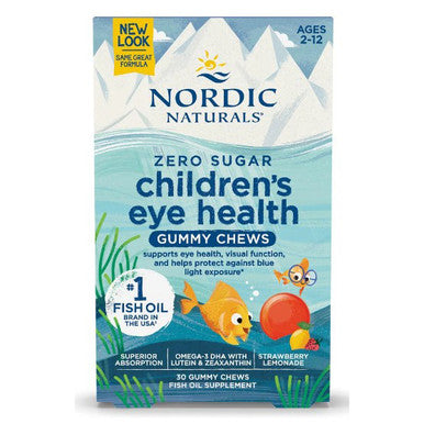 Nordic Naturals Children's Eye Health Gummies Strawberry Lemonade flavor 30 gummy chews