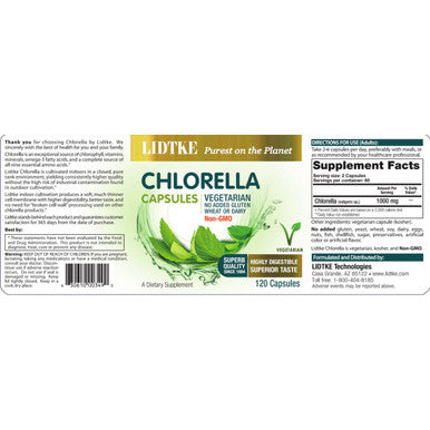 Lidtke Technologies Chlorella 120c