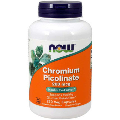 Now Foods Chromim Picolinate 200mcg 250vc