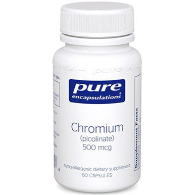 Pure Encapsulations Chromium Picolinate 500 mcg 60c