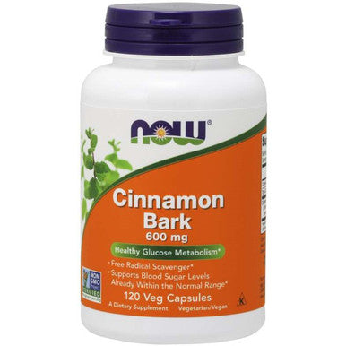 Now Foods Cinnamon Bark 600mg 120vc