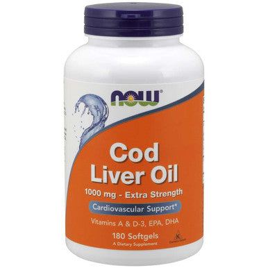 Now Foods Cod Liver Oil 1000mg ES 180sg