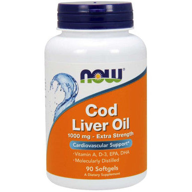 Now Foods Cod Liver Oil 1000mg ES 90sg