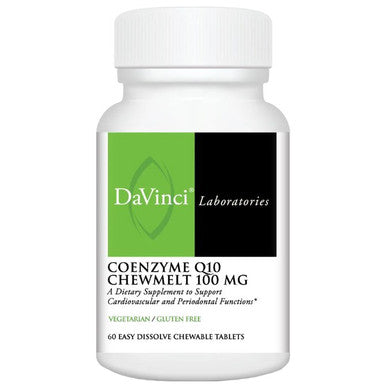 DaVinci Laboratories Coenzyme Q10 Chewmelt 100mg 60 chewable tablets