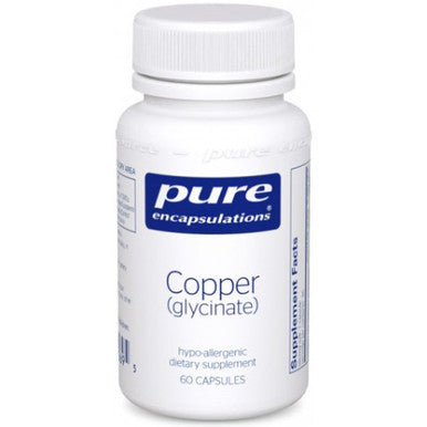 Pure Encapsulations Copper glycinate 60c