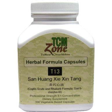 TCM Zone San Huang Xie Xin Tang T13C (Coptis Scute and Rhubarb Formula) 100c