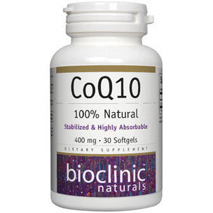 Bioclinic Naturals CoQ10 400mg 30sg