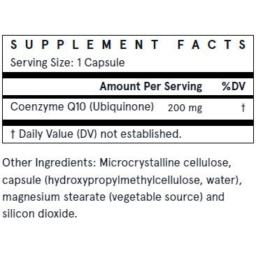 Jarrow Formulas Co-Q10 200mg 60vc