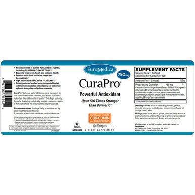 EuroMedica CuraPro 750mg 120sg