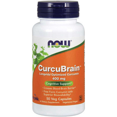 Now Foods CurcuBrain 400mg 50vc