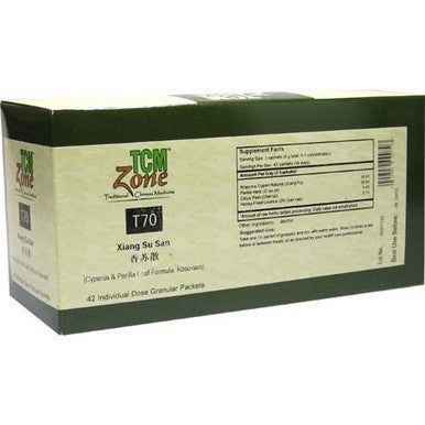 TCM Zone Xiang Su San T70G (Cyperus and Perilla Leaf Formula) 42 packets