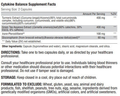 Xymogen Cytokine Balance 60 caps